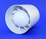 Kanal Rohrventilator Rohreinschub Einschublüfter Abluft Zuluft Lüfter Rohr Ventilator leise aRc Ø 100 mm 10 cm Rohrlüfter Rohreinschubventilator Kanallüfter Badlü