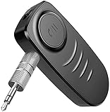 TFR Bluetooth Adapter, Bluetooth Transmitter Klinke, 2 in 1 Bluetooth Adapter Auto Aux Audio Plug & Play mit Freisprechanrufe für Auto TV PC Laptop Kopfhörer HiFi Lautsprecher Radio MP3/MP4