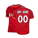 Benutzerdefinierte Fußball-Trikot 2021 Klub Fußball-Shirt personalisiert beliebige Namen Nummern für Fans Geschenk