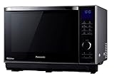 Panasonic NN-DS596MEPG Inverter Mikrowelle mit Grill und Heißluft (100 Watt, Dampfgarer mit Mikrowelle, 27 Liter) edelstahl-schw