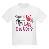 CafePress - Pinke Eule PNG T-Shirt – Jugend-Kinder-T-Shirt aus Baumwolle Gr. Medium, weiß