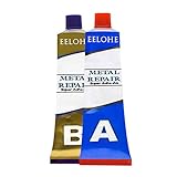 Metallkleber Kaltschweißmasse Haftstahl Flüssigmetall Flüssig für Metalle, hitzebeständig bis 150 ° C Cold Weld Metal Repair Paste,Heat Resistance (100g)