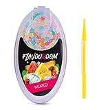 Flavouroom - Premium Mixed Kapseln 100er Set | DIY Mix aus 10 Geschmäcken, Filter für unvergesslichen Flavour Geschmack | inkl. Box zur Aufbewahrung der aromatischen Kug