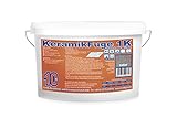1K Pflasterfugenmörtel KeramikFuge für unkrautfreie Fugen - 10 kg (basalt) - geeignet für keramische Terrassenplatten und Feinsteinzeug-Beläge mit engen Fug