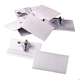 Herlitz 8770554 Namensschilder Kombiklemme 54x90 10ner Packung