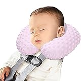 Nackenkissen Kinder Reisekissen Baby Nackenstütze Aufblasbar Nackenstützkissen Ergonomisch Travel Neck Pillow Abnehmbar Nackenpolster Waschbar Nackenhörnchen Weich Nackenkissen Reise Auto H