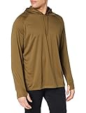 Carhartt Mens Force Fishing Graphic Long-Sleeve T-Shirt Hooded Sweatshirt, Military Olive, XL