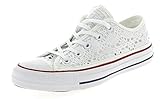 Converse Chuck Taylor All Star Crochet Schuhe Damen Sneaker Turnschuhe Weiß 549314C, Größenauswahl:36