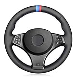 Gelten für X3 (M Sport) E83 2005-2010 Lenkradbezüge aus weichem Leder am Lenk