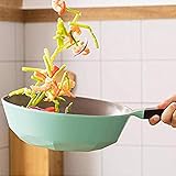 Kochgeschirr Bratpfanne Wok Induktions-Topf Diamant Topf kreative Art und Weise Antihaft-Topf leicht zu reinigen Bratpfanne Metall Utensil Kochtopf for alle Herdplatten einschließlich Induktion,Portab