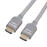 AmazonBasics Ultra-High-Speed-HDMI-Kabel, 48 Gbps, 8K, dunkelgrau, 91,4