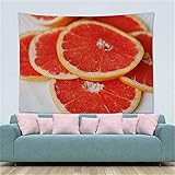 YYRAIN Sommer Obst Nach Hause Wandteppich Hängenden Tuch Dekoration Wohnzimmer Schlafzimmer Arbeitszimmer Malerei Multifunktionale Strandtuch 150x230cm I