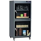 XMcKJ Kamera-Trockenkabinett 300L Classic-Kamera-feuchtigkeitsfeste Box elektronische feuchtigkeitsdichte Box Industrielle feuchtigkeitsfeste Box (Farbe: grau, Größe: 60x49x120cm)