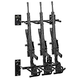 GOHIKINGl Metall Gun Rack Wandhalterung Gewehr Shotgun Haken Halte - und Bogenhalterung Aufhänger mit weicher Polsterung Wand Gun Rack Display S