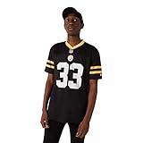 New Era Pittsburgh Steelers T-Shirt NFL Jersey American Football Fanshirt Schwarz - XXL