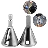 DESON 2 Stk Entgratwerkzeug für Außenfasen Metall Entgrater Werkzeug Deburring External Chamfer Tool Entgraten von Rohren Bolzen Gewindestang