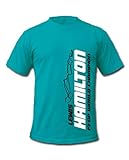 F1 Lewis Hamilton 44 Formel 1 Weltmeister T-Shirt, grün, S