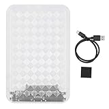 Werkzeugloses Externes Festplattengehäuse, K2536C S-ATA H-DD DSSD Gehäuse Box Festplattenbox Mobiles Externes Gehäuse 5 Gbit/s Transp