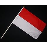 Everflag Stock-Flagge 30 x 45 : Schützenfest Rot/Weiß