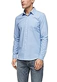 s.Oliver Herren Slim: Hemd aus Baumwollstretch light blue XL
