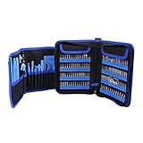 QCMYJM EIN Satz Mehrerer Schraubendreher Mit Manuellen Werkzeugkits Für Einen Präzisionsschraubendreher Für PC-Sets (Colore : 180 in 1 Blue, Spedito da : China)
