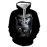 XDJSD Herren Pullover Herren Hoodie Jacke Paar Schwarz Print Mit Kapuze Lose Mode Casual Pullover Große Größe Pullover Anzug Sw