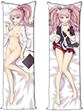 Zrtfreo Enoshima Junko Anime Kissen Doppelseitige Bezug Japanese Peach Skin 150 x 50cm(59 * 19.6inch) Body KissenbezüG