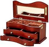 ILYF Desktop Organisation und Lagerung Schmuckorganisation, Bad Makeup Lagerung und Organizer Weiße Geschenke für Jungen und Mädchen (Color : A)