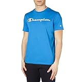 Champion T-Shirt Herren 212687 S19 BS090 BAT Blau, Größe:L