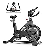 ONETWOFIT Heimtrainer,Fitnessfahrrad,Cardio Spinning Bike mit verstellbarem Lenker & Sattel,LCD Display Multifunktions-Anzeige für Zuhause OT198