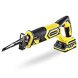 TROTEC Akku-Säbelsäge PRCS 10-20V Säge Pendelhubsäge stufenlose Hubzahlsteuerung