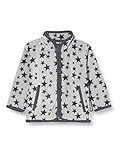Playshoes Unisex Kinder Fleece-jacke Sterne Jacke, Grau, 140 EU