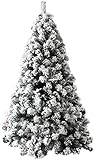 MIOAJIAN Weihnachtsbaum beflockt fallender Schnee vordekoriert künstlicher Baum Zedern-Dekoration Baum für Dekoration Szenen-Layout Weihnachtsbaum Dekoration (Größe: 1,5 m)