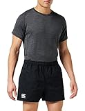 Canterbury Herren Professional Cotton Rugby Rugbyshorts, Schwarz, XL