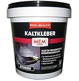 MEM Profi Kaltkleber, Zur Verklebung und Reparatur von Bitumendachpappen, Mit schneller Anfangshaftung, Lösemittelfrei, 800 g, Schw