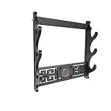 RISEDJ Schwert Halter Wand Mount Samurai Schwert Katana Wakizashi Display Halter Stand Halterung Aufhänger 3-T