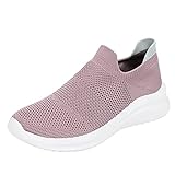 Eaylis Damen All-Match-leichte atmungsaktive Schuhe Mode-Schnür-Sportschuhe, Sneaker Atmungsaktiv Turnschuhe Leicht Sportschuhe Laufschuhe Straßenlaufschuhe F