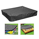 Sandkasten Abdeckung,Staubdichte Sandkastenabdeckung mit Kordelzug, wasserdichte Sandkastenabdeckung, Abdeckplane für Sandkastenabdeckung-120 x 120