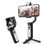 Gimbal Smartphone - Hohem iSteady V2 3 Achsen Gimbal mit Physikalische Bildstabilisierung, Reverse Charging und Super Akku, Handy Gimbal für iPhone 13/12/11/X, Samsung, Huawei P40, Mate30 pro usw