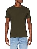 Superdry Mens OL Vintage EMB Tee T-Shirt, Winter Khaki Grit, M