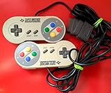 Set: 2x ORIGINAL Super Nintendo Controller SNES Pad / Joypad / Gamepad / Control Pad / (in B-Zustand, gebraucht und können vergilbt sein)