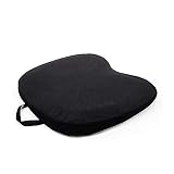 BYMEMYR Orthopädisches Sitzkissen mit Gel, Memory Foam Stuhlkissen zur Steißbein-Entlastung for Büro, Ergonomisches Sitzkissen for Besten Sitzkomfort Stuhlkissen Fördert Durchblutung