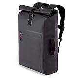 A-LAB • Model D • Wasserdichter Fahrradrucksack • Messenger Backpack • Kurierrucksack aus robuster LKW Plane (26l) mit extra Hülle für 15“ Laptop • Wasserdichter Rolltop • Designed in B