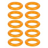 Oumefar 10 Stück Nähmaschine Spulenwickler Spulenring Gummiring Reibrad Ersatzzubehör(Outer Diameter 3.7cm)