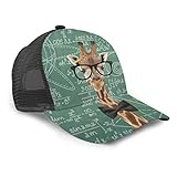 Unisex-Baseballkappe, Lehrer, Giraffe, Mathematik, Geek, lustig, mit Kreidetafel, Snapback, Hüte, Trucker, Hut, Hip-Hop, verstellbare Kapp