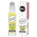 MINICO Premium Lipgloss Roll-On für Mädchen Papaya Aroma, natürliche Inhaltsstoffe, sehr gut verträglich, speziell für Kinder, naturbasiert Farbstoffen, dermatologisch g