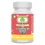 Vitamin B6 Kapseln - hochdosiert & vegan - 25mg reines Pyridoxin (Vitamin B 6) - ohne künstliche Zusätze - Qualität aus Deutschland - Vitamineule®