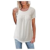 Tops Damen Langarmshirt Damen Baumwolle Damen sexy v-Ausschnitt t-Shirt mit Spitze, sexy schulterfrei Oberteil,Damen t Shirt leicht Gradient sexy v Ausschnitt langar(#SFDE-220412 T-Shirt-A42, S)