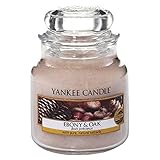 Yankee Candle Glaskerze, klein, Ebony and Oak