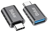Blukar USB C Adapter auf USB 3.0, [2 Stücke] USB Typ C Adapter mit OTG, Thunderbolt 3 to USB 3.1, Kompatibel mit Huawei, Galaxy, iPad Pro, MacBook